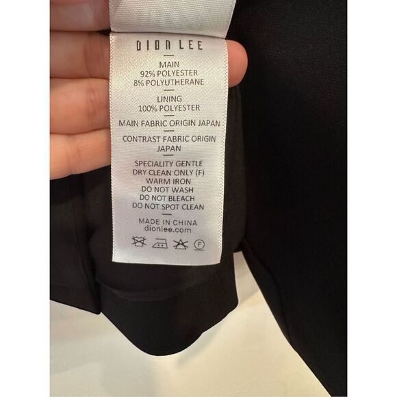 Dion Lee Black Blazer High Fashion Single-Breasted Size US 4 - Picture 5 of 6